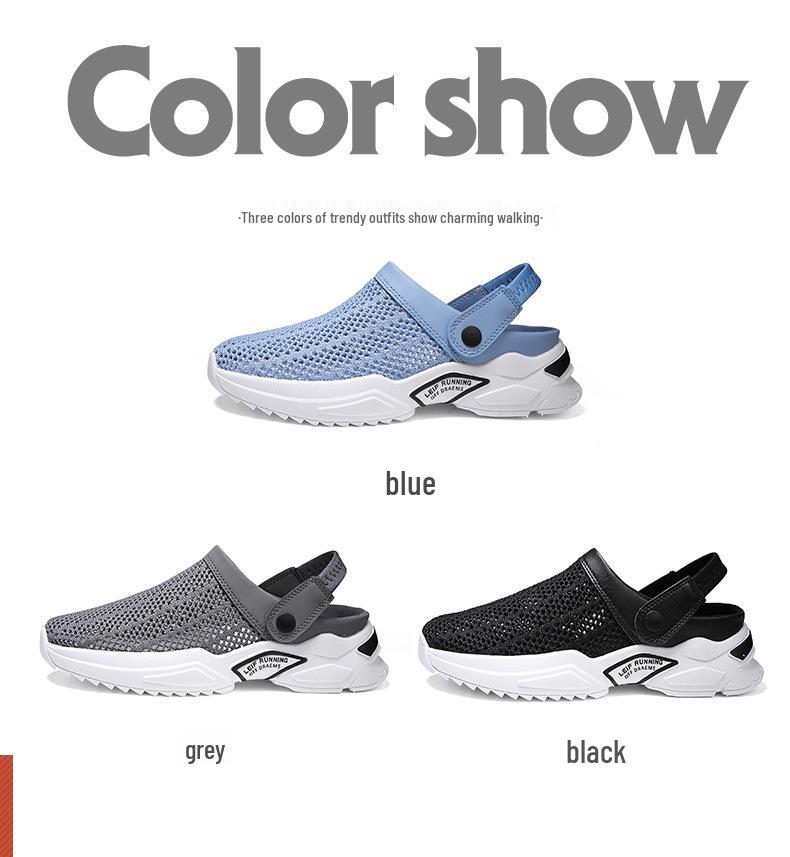 Scarpe Sportive Casual Estive da Uomo Antiscivolo Traspiranti Svuotate Leggere Morbide da Spiaggia