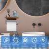 Natural Walnut Wood Toilet Paper Holder Bathroom Self-Adhesive Wall Mount Tissue Hanger Towel Roll Bar Storage Accessories NEW