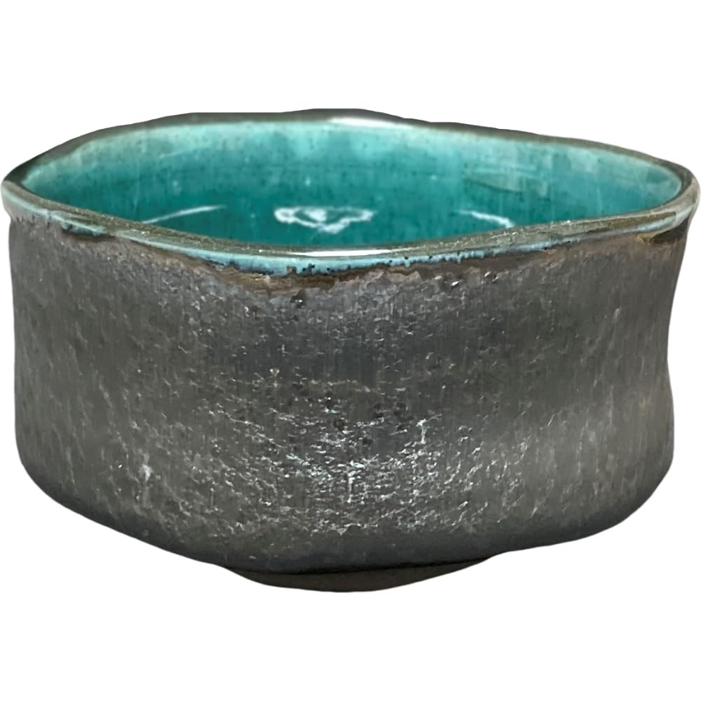 Matcha x x Turkish Glazed Black Matcha Mino Made in Japan Ale-net Bowl, W12.4 D12.4 H7.2cm, Bowl, Ware,