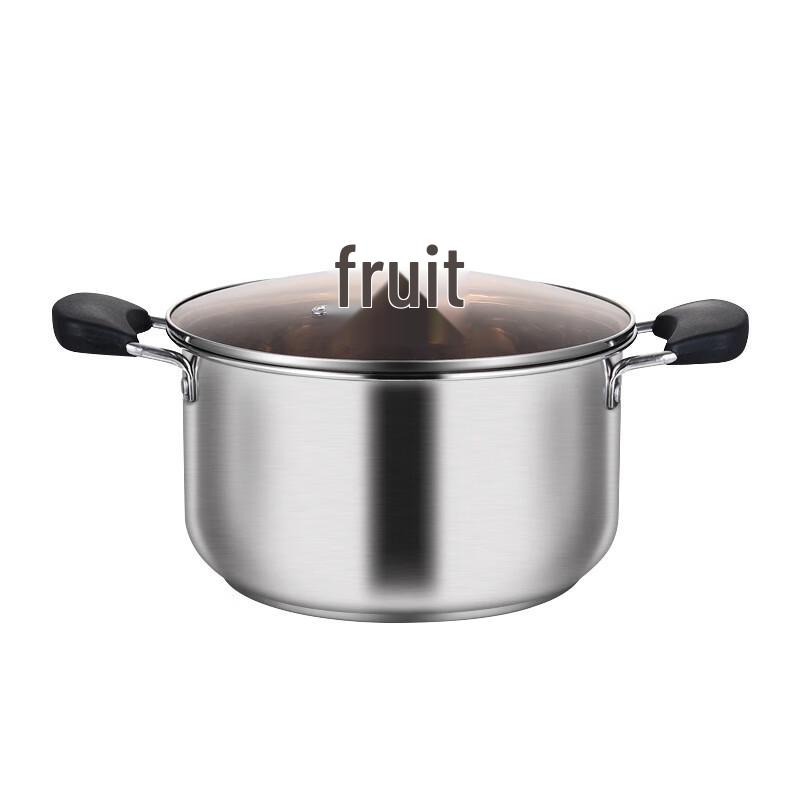 

ZISIZ 16cm Thickened 304 Stainless Steel Milk and Soup Pot