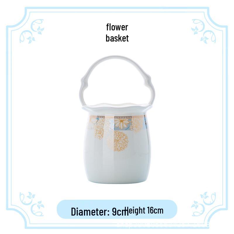 European Hand-Painted Bone China Dinnerware Set