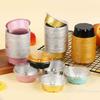 [ZYAS]50Pcs Round Baking Cups Aluminum Foil Wih Lids Reusable Cupcake Cups Desserts Flans Cake Pudding Jello Cups Kitchen Tools