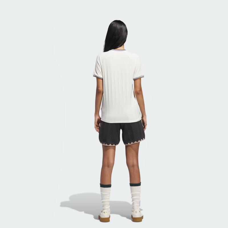 Adidas Originals X CLOT Kollaboration Mode Schlicht Vielseitig Lässig Kurzarm T-Shirt Unisex Oberteile Weiß JN7723