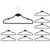 Velvet Hanger Roxi Set of 10 Pcs. - Black