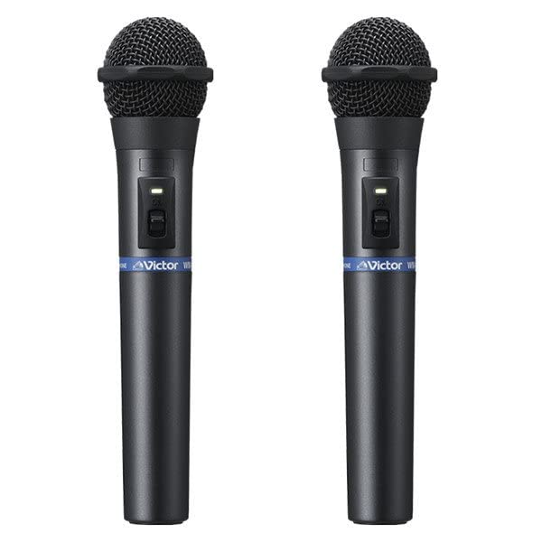 

JVC 800MHz handheld wireless microphone set WM-P970 2-piece