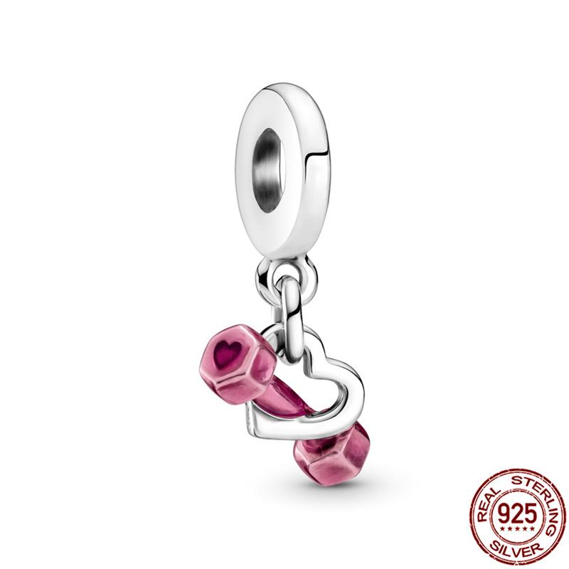 100% S925 Sterling Silver Chameleon Evil Eye Mořská želva Skleněná kouzla Korálky Fit Originální náramek DIY Výroba šperků