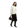 Peruvian Pink Alpaca V-Neck Sweater for Women - Soft, Warm, and Perfect for Autumn and Winter.