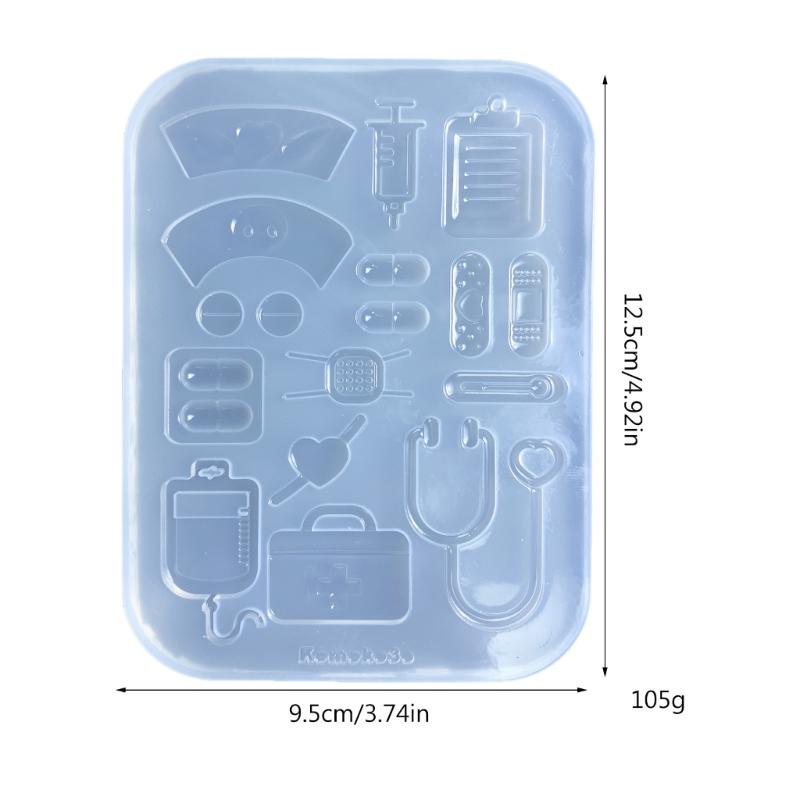 Stampo Riempimenti Shaker in Resina, Stampo Pillole in Silicone Stampo Resina Epossidica Riempimento Stampo Colata Sabbia Mobile per la Creazione di Gioielli