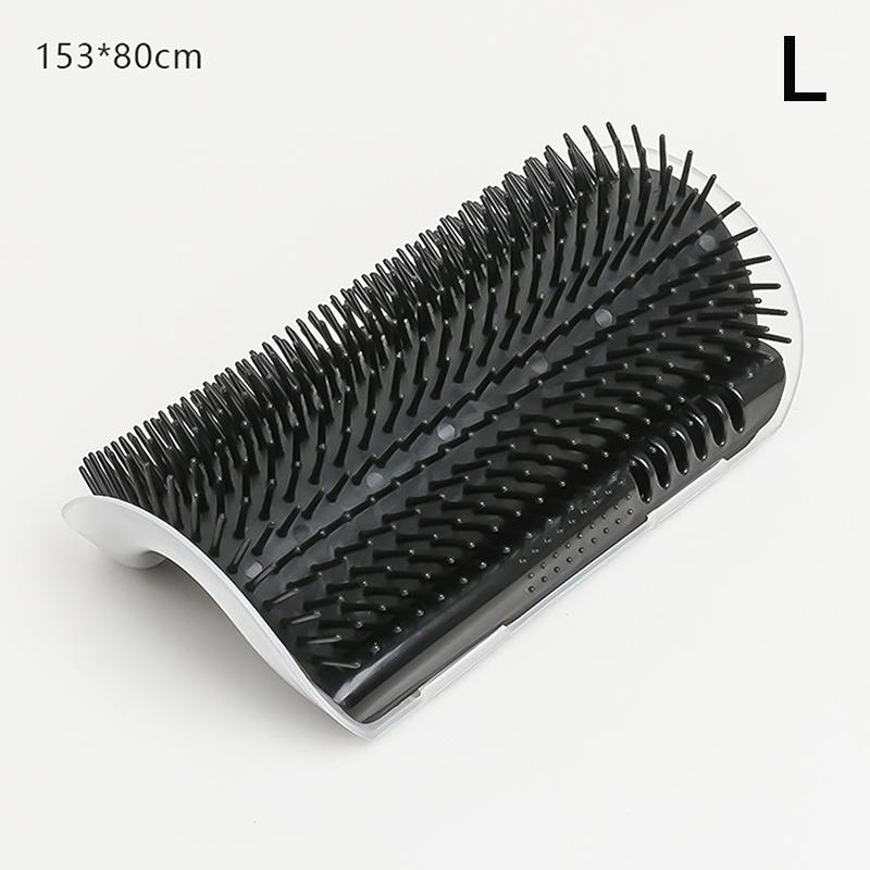 

Масажна щітка для домашніх тварин Кутова скребкова видалення шерсті Beauty Clean Corner Brush Знімна гребінець для кошенят чорний