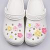 3D Peach & Cherry Blossom Hanfu Clog Accessories - High-End DIY Petal Shoe Flower Buckle