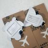 Cute Silicone Travel Luggage Tag Penguin Hippo Portable Suitcase ID Address Holder Cartoon Animal Reusable Baggage Tag