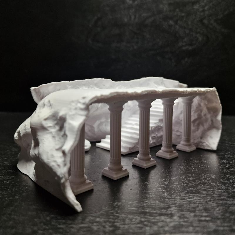 Fish Tank Underground Cave For Fish Shrimp Reptile Shelter Hiding Houses 3D Printing Tunnel Cave Landscaping Aqaurium Decoration