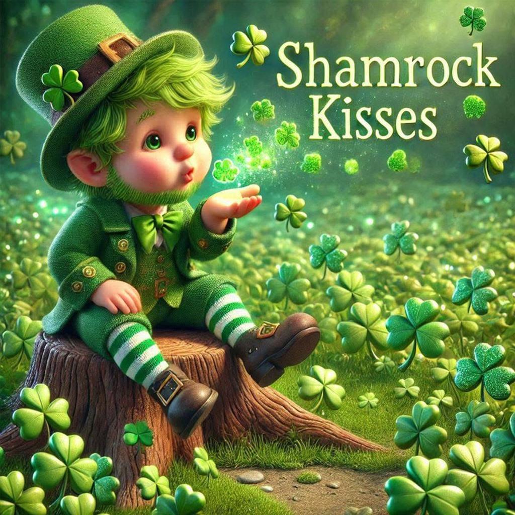 St Patricks Day Full DIY 5D Round Drill Diamond Painting Gem Art for Adults/Beginners Gift Idea Home Wall Decor 15.75x15.75in