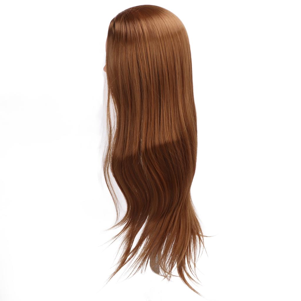 Hair Mannequin Head Hairdressing Styling Training Braiding Practice Doll Head with Clamp Holder Tools