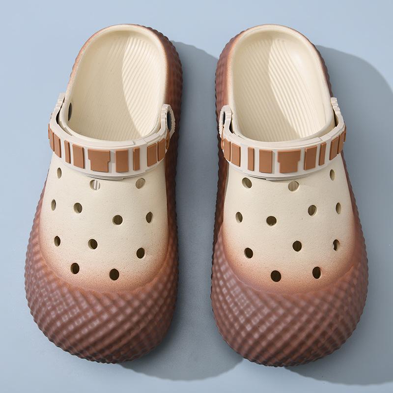 

Женские летние сандалии Baotou на высокой подошве, нескользящие, из ЭВА - Дышащие, устойчивые к запаху, износостойкие, с мягкой подошвой 38-39