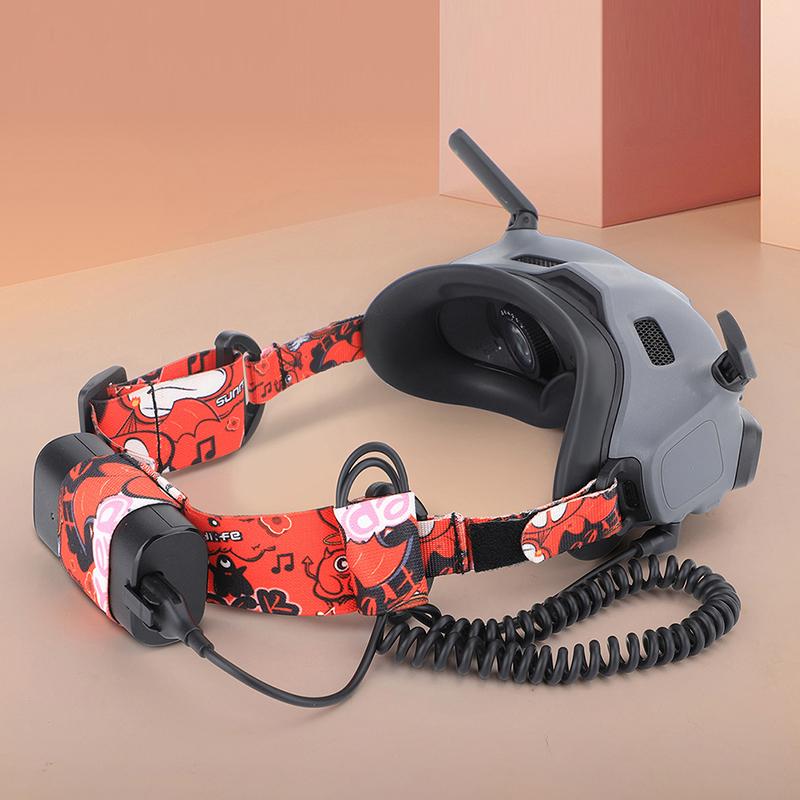 Head Strap For Dji Avata Goggles 2/Fpv Goggles V2 Head Strap Battery Storage Case Elite Strap Battery Holder Accessories