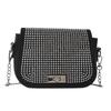 Elegant Pu Chain Crossbody Bag For Women Urban Chic Small Square Bag Fall Winter
