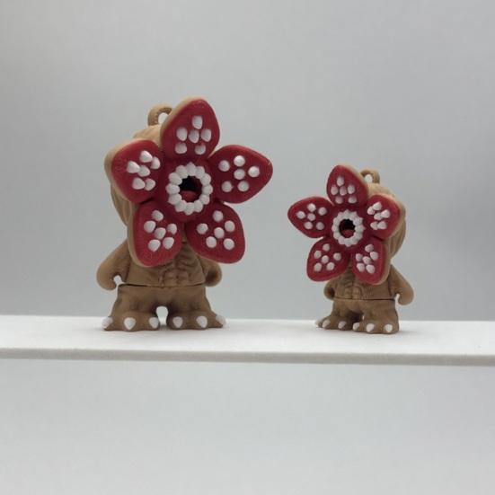 Keychain Pendant Cartoon Flower Design Plastic Key Chain for Lover Mother Sister Wife Girlfriend Birthday Christmas Charm