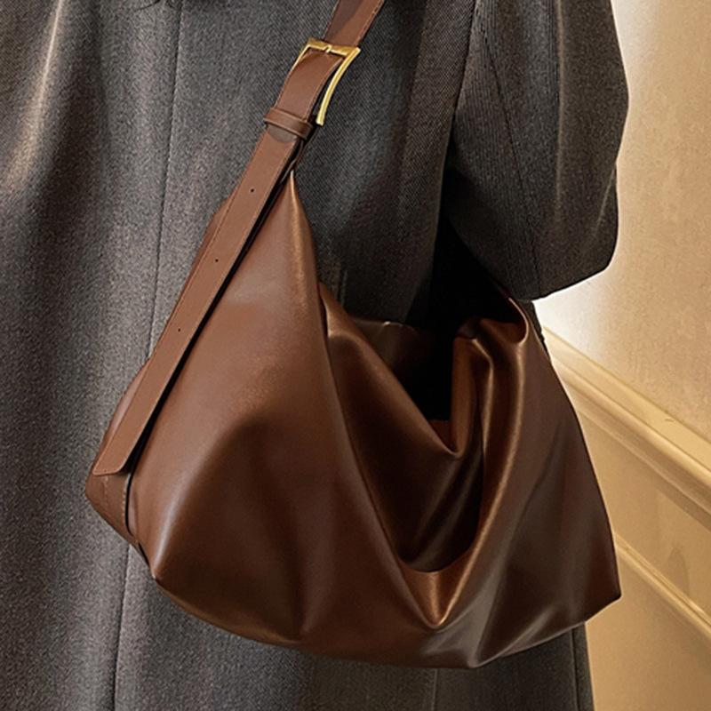 Casual Fashion Shoulder Bag Large Bag Winter New Minimalist Bag Women's Simple Large-capacity Bag
