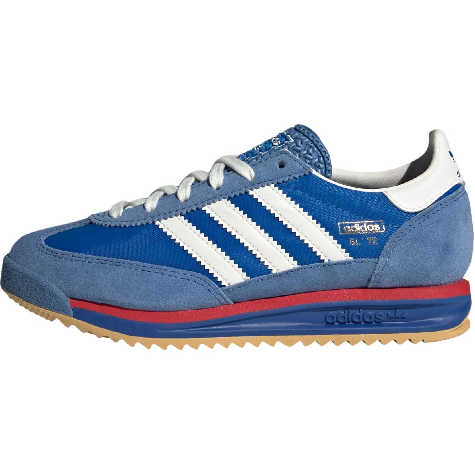 

adidas SL72 RS J Blue Scarlet Kids Sneakers Core-White Better-Scarlet JI3088 35½