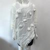 Causal Fashion Women Knitted Batwing Cape Tassels Poncho Cloak Ladies Fur Ball Sweater Outwear