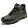 Modemerk Winter Heren Sneeuwlaarzen Warme Pluche Herenlaarzen Waterdichte Leren Enkellaarsjes Topkwaliteit Antislip Heren Wandelschoenen