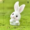 Sunmmer Rabbit Gift Figurines Fairy Garden Miniatures Resin Craft Landscape