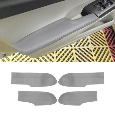 Grau Für Honda Civic 8. Generation Limousine 2006 2007 2008 2009 2010 2011 Auto Innen Tür Armlehnenverkleidung Mikrofaser Leder Abdeckung Zierleiste