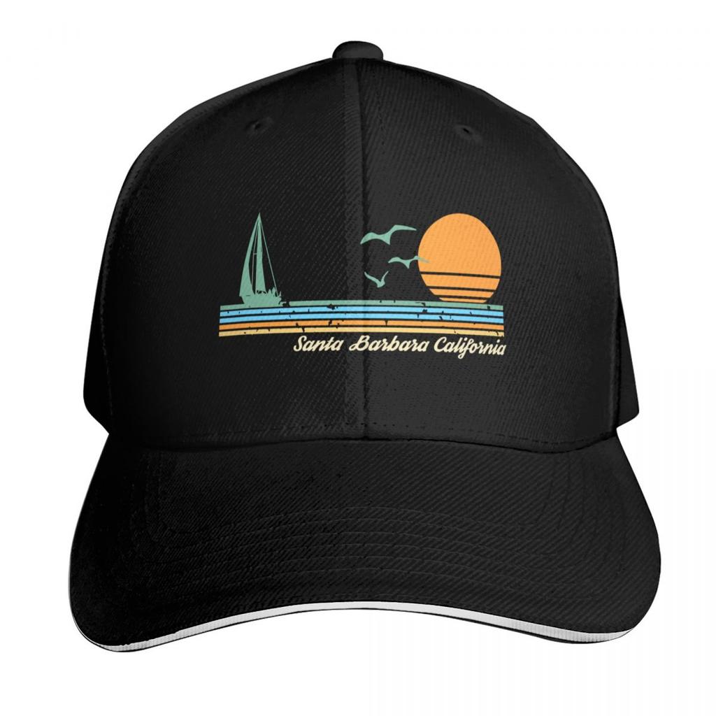 Santa Barbara California Baseball Cap Casual Daily Wear Quick Dry Performance Cotton Twill Breathable