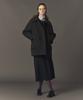 AHWE Wool Blend Tucked Skirt_D Navy