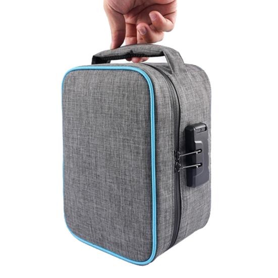 Sac de voyage anti-odeurs avec verrouillage par mot de passe, étui de rangement pour herbes, médicaments, cigarettes