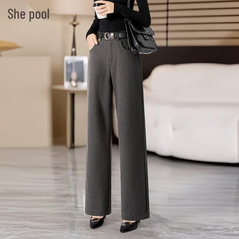 Women's High-Waist Straight Leg Commuter Suit Pants