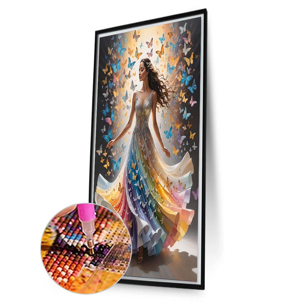 

# Peinture Diamant Theme Fille, Perceuse Carrée Complete 5D à Faire Soi-même, Ki