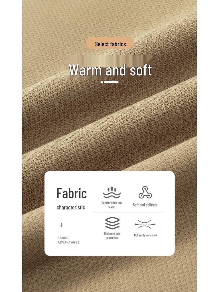 Men's Winter Thickened Velvet Two-Piece Faux Layered POLO Shirt with Warm Lapel - Long Sleeve for Middle-Aged Dad