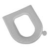 Toilet Seat Cover Pad Grey Cover Cushion with Handle Waterproof EVA Thickened Comfort Quick Dry