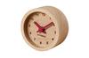 KATOMOKU Mini Clock, Round, Red, Wood, Beach, Km-26