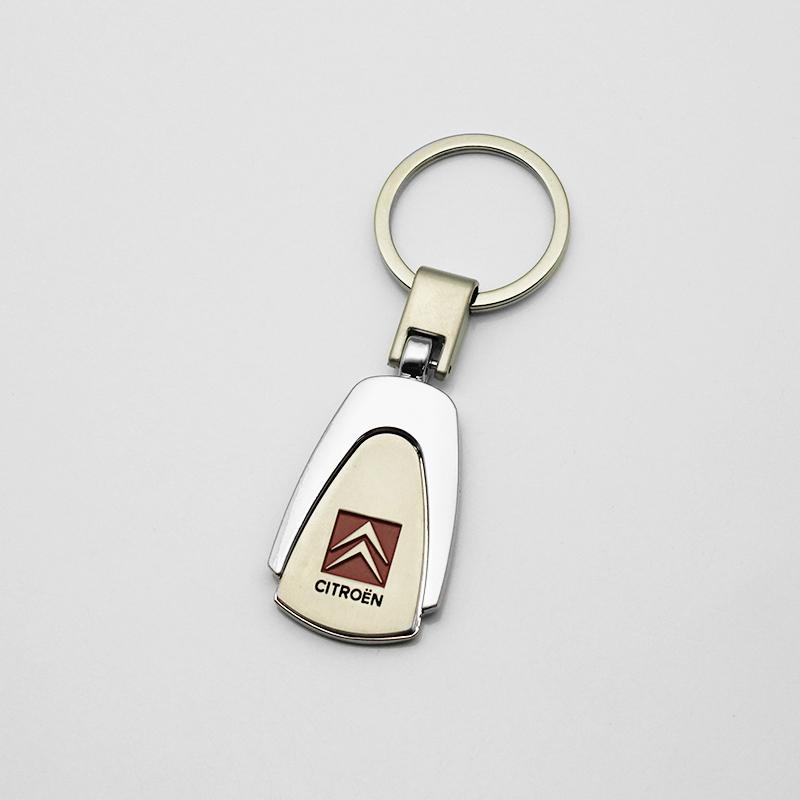 Metall Läder Citroen C1 C2 C3 C4 Saxo C4L C5 C6 VTS C-ELYSEE Picasso Cactus För Bil Nyckelring Nyckelringar Nyckelhållare Tillbehör