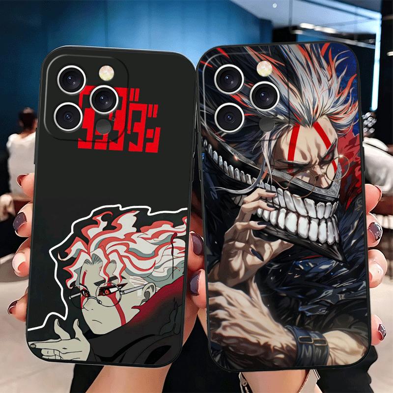 D-Dandadans Okarun Anime Soft Phone Case for iPhone 16 16E 17 Air 15 Pro Max 14 Plus 13 Mini 11 12 7 Black Cover Back Shell