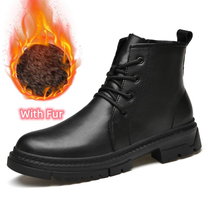 

Мода Мода Мужская обувь Высокое качество Шнуровка Мужские деловые ботинки Высокий верх Мужские уличные кроссовки Натуральная кожа Модные мужские ботинки 49