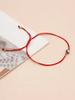 Red String Evil Eye Charm Bracelet For Women Daily Wear Fashion Accessory