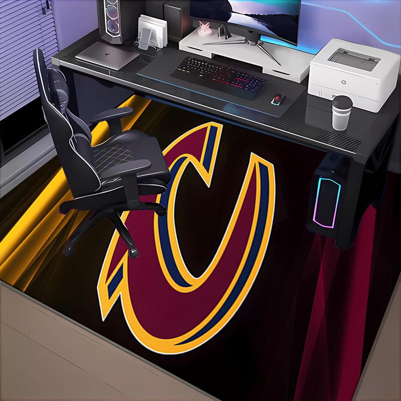 Cleveland Football Rug Office Carpet Non-Slip Mat, Chair Rug Floor Covering for Gaming, Bedroom, Living Room , Home Decor Christmas Gift