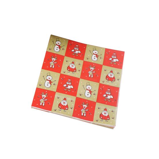 Kutu Mendil Modern Narin Baskılı Kağıt Havlu Programı Rahat Akşam Yemeği Peçetesi Baskılı Peçeteler Düğün için