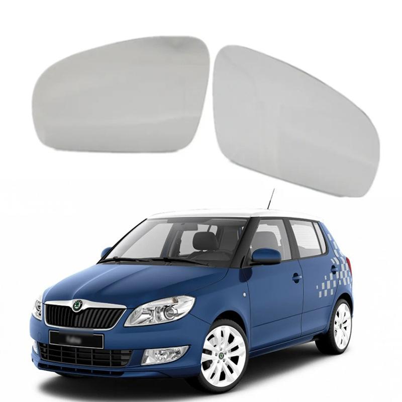 

Замена линзы зеркала заднего вида для 2006-2015 Skoda Fabia II Roomster Heated - Left Side