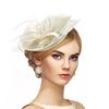 Cappelli da Festa del Tè 3D Grande Fiore Rosa Fascinator Eleganti Fascinator Floreali Cappello Grande Fiore