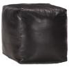 Pouf 40 X 40 X 40 Cm  Genuine Goatskin Leather