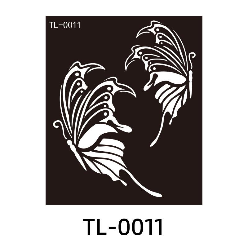 Beauty Sticker Hollow Tattoo Sticker Juice Inkjet Tattoo Template Diy