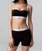 Belisi Cotton Bra Logo Band Off-Shoulder & Boxer Briefs Set (Type A)