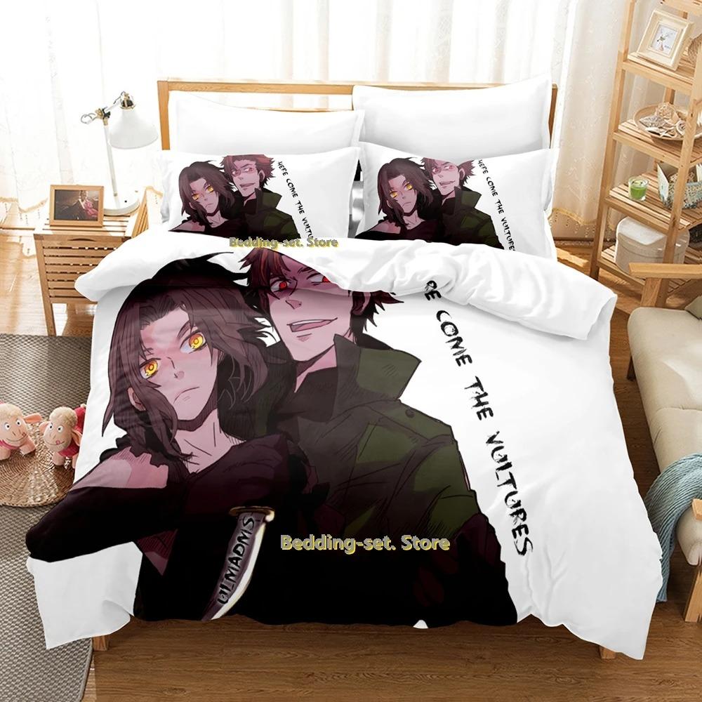 

Baccano! Bedding Set Single Twin Full Queen King Size Bed Set Adult Kid Bedroom Duvetcover Sets 3D Print Anime Bed Sheet 70x133cm 2pcs