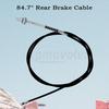 84.7" 215Cm Rear Brake Cable Replacement Accessory Fit For GY6 50Cc 150Cc ATV Go Kart TaoTao Roketa SunL Moped Scooter.