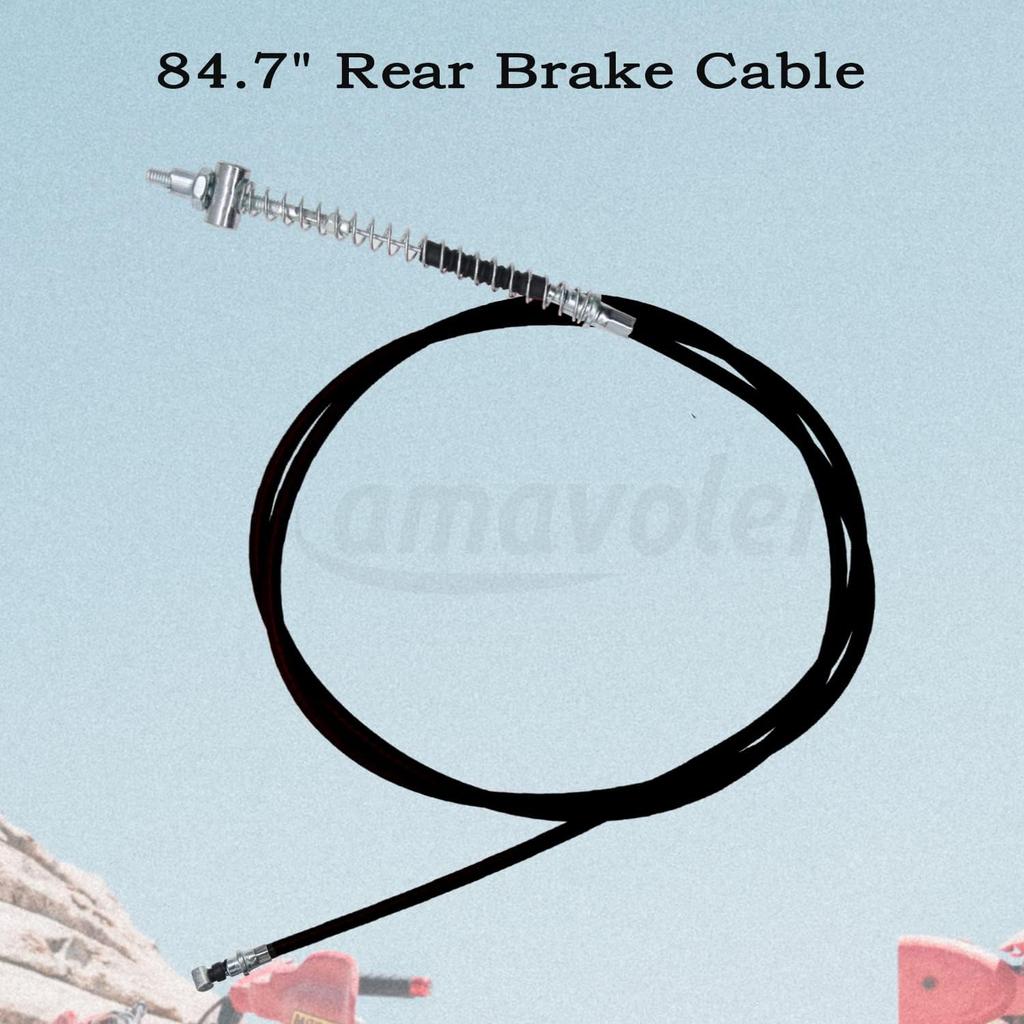 84.7" 215Cm Rear Brake Cable Replacement Accessory Fit For GY6 50Cc 150Cc ATV Go Kart TaoTao Roketa SunL Moped Scooter.